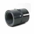 Thrifco Plumbing 1-1/4 Inch Threaded x Threaded PVC Coupling SCH 80 8213770